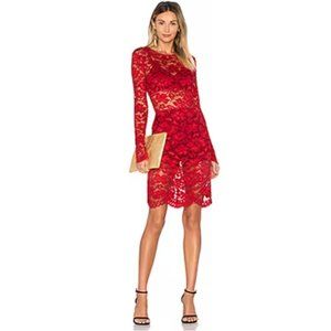 Lovers + Friends Red Dream Girl Dress